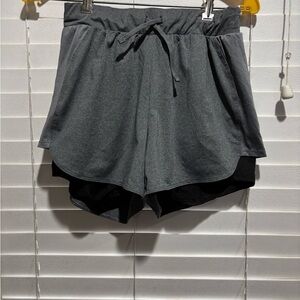 Women's Gray Athletic Shorts